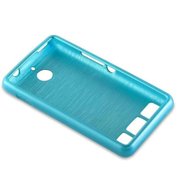 Coque för Sony Xperia E1 Housse i TURKOS Etui Case Cover Skydd Silikon TPU flexibelt borstat Grön