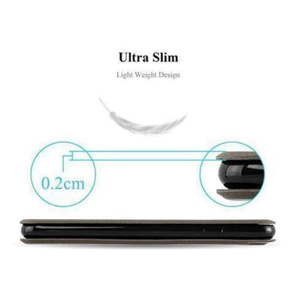 Flipfodral för iPhone 6 / 6S Fodral i BRUN STEN Skydd brun