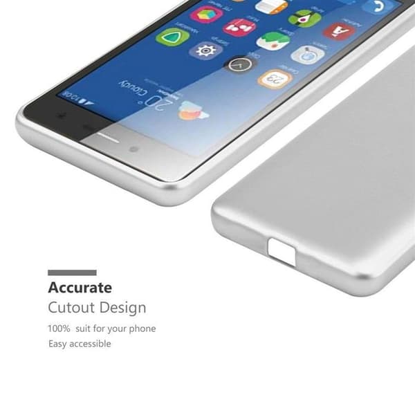 Skyddsskal för ZTE Blade L7 Skyddsskal i MATTSILVER Metallic Design Grå