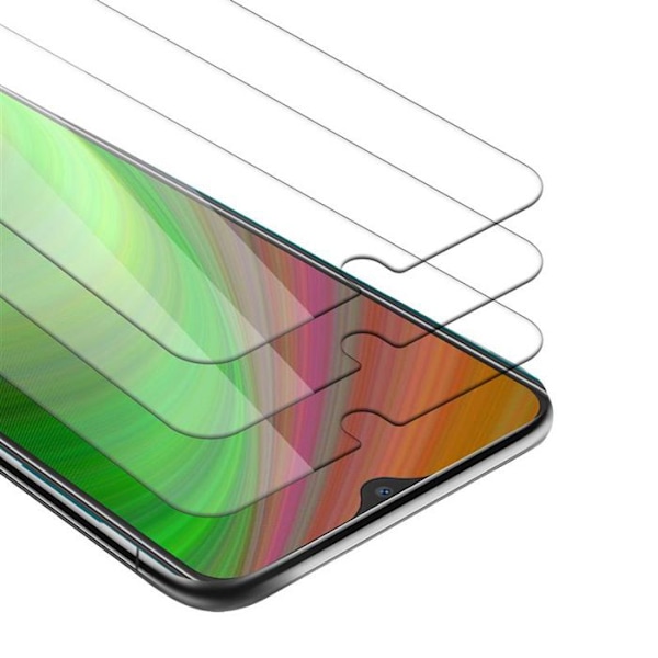 3x Härdat skyddsglas för Alcatel 3L 2020, film för skydd i HÖG TRANSPARENT härdat glas Vit