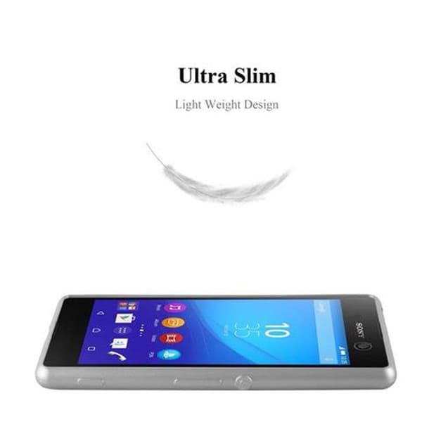 Skyddsfodral för Sony Xperia M5 Skyddsfodral i MATTE DESIGN METALLIC SILVER Grå