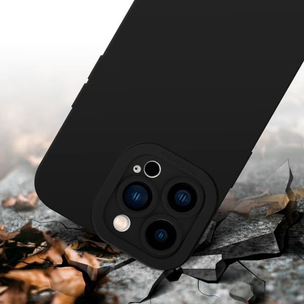 Skyddsfodral för iPhone 14 PRO i FLUID SVART Stötsäker Svart