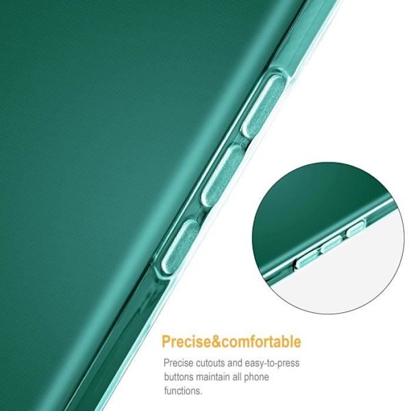 Fodral - CADORABO - ZTE Blade S7 - TRANSPARENT BLÅ - Ultratunt - Skydd mot stötar TRANSPARENT BLÅ