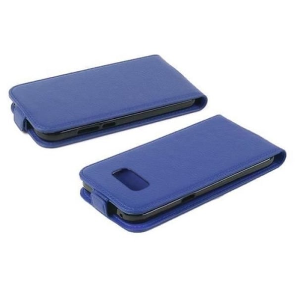 CADORABO - CASE COVER TILL > SAMSUNG GALAXY S8 < I FLIP STIL – CASE COVER BUMPPER SMOOTH PU Plånbok I BLÅTT