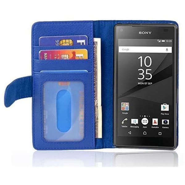 Fodral för Sony Xperia Z5 COMPACT Skal i HIMMELSBLA Blå
