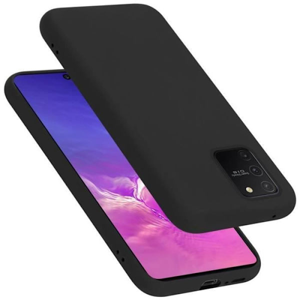 Cadorabo skal för Samsung Galaxy A91/S10 Lite/M80S - i Svart - Flexibel TPU-silikon Svart