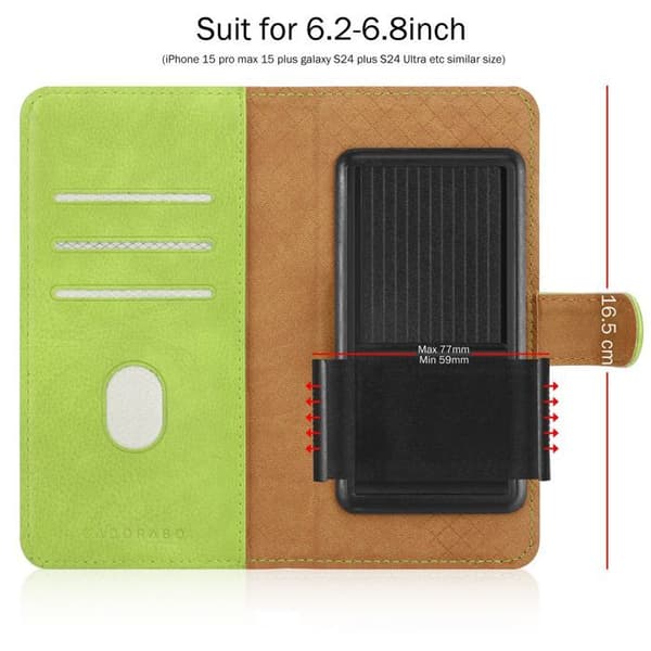 Fodral för Honor 30S Skal i GRÖN Plånboks Skydd Grön