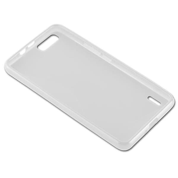 Fodral för Honor 6 PLUS i SEMI TRANSPARENT Vit