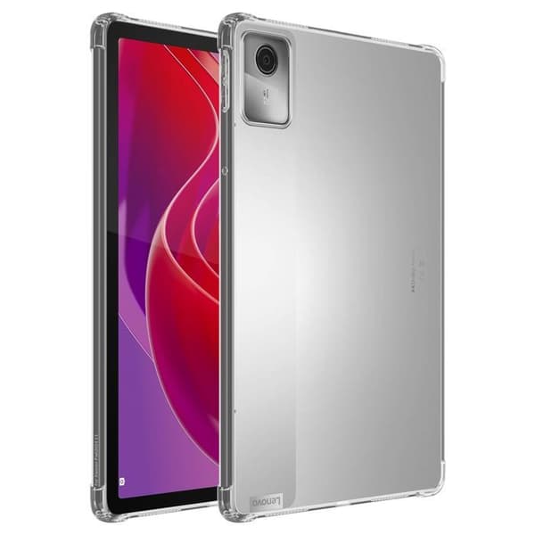 Transparent stötsäker silikonfodral för Lenovo Tab M11 Vit