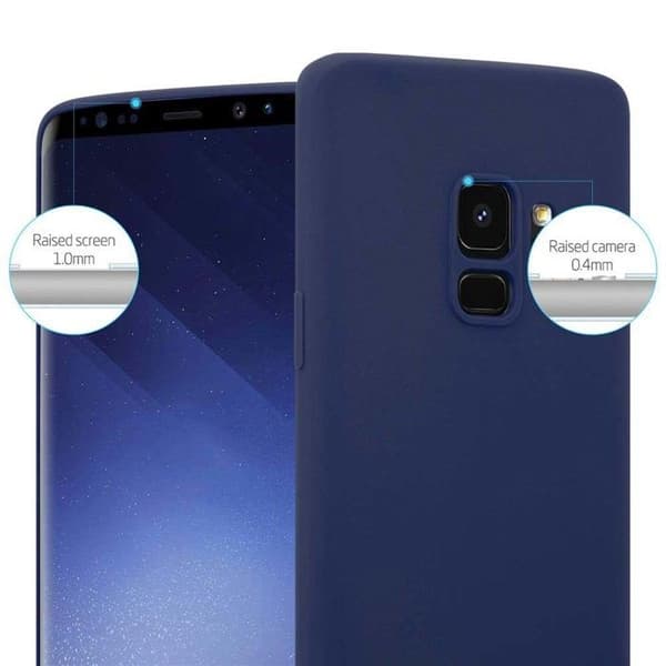 Skyddsfodral för Samsung Galaxy S9 CANDY MÖRKBLEU Stötabsorberande Silikon Blå