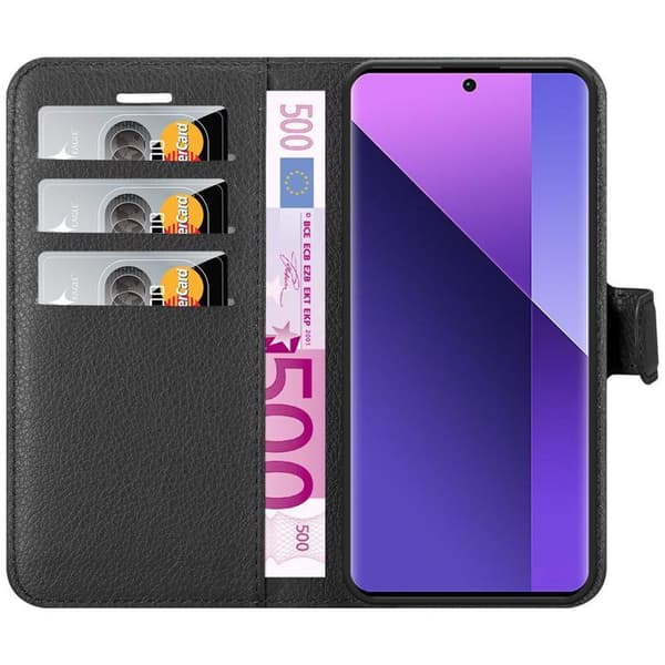 Etui för Xiaomi RedMi Note 13 Pro Plus i JETSVART Svart