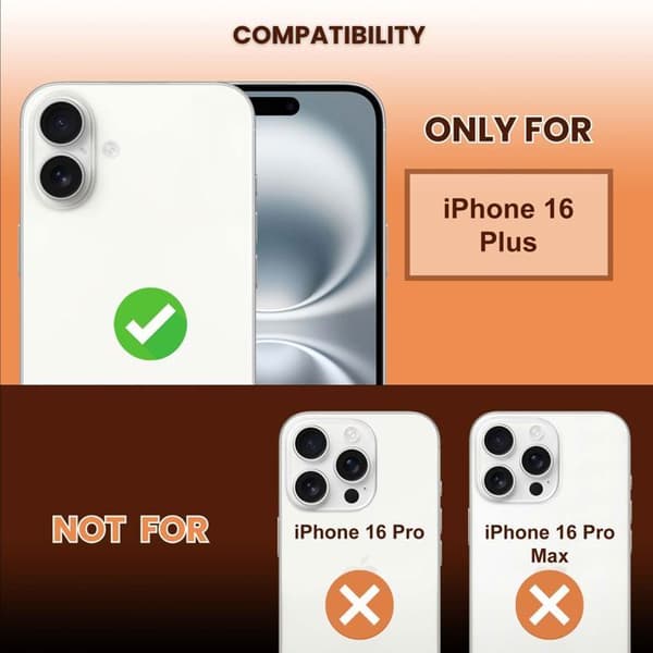 Härdat glas för iPhone 16 PLUS Skärmskydd Vit