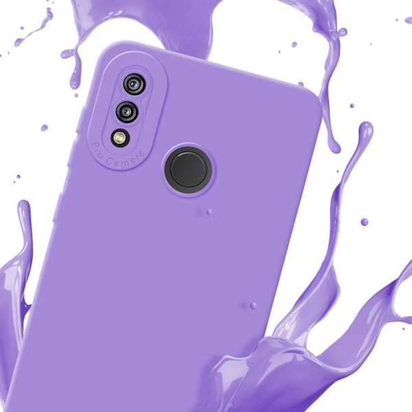 Fodral för Huawei P20 LITE 2018 / NOVA 3E i FLUID LIGHT LILA Fodral i flexibelt TPU silikonskydd Lila