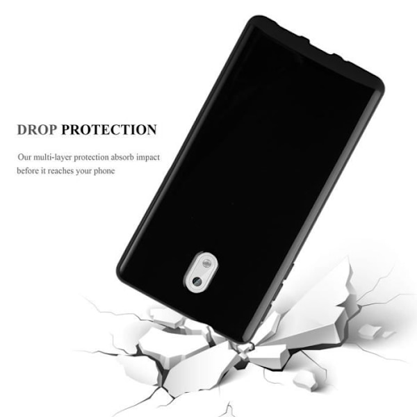 Samsung Galaxy J5 2017 (7) Svart fodral - CADORABO - AIR Design - Mjuk silikon TPU Gel - Anti Shock Svart