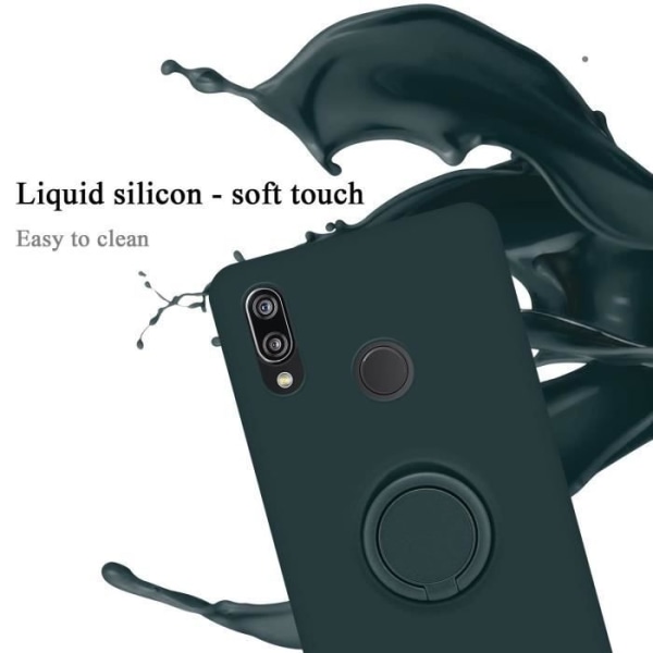 Coque - CADORABO - Huawei P20 LITE 2018 / NOVA 3E - LIQUID GREEN - Silikon TPU - Stötteffektsskydd VÄTSKA GRÖN