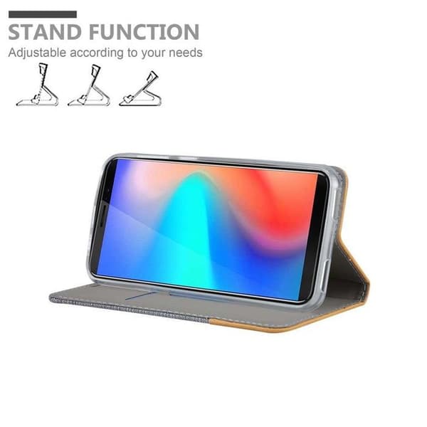 Skyddsfodral för Cubot J3 PRO i LJUST GRÅ BRUN Stötskyddande Etui Grå