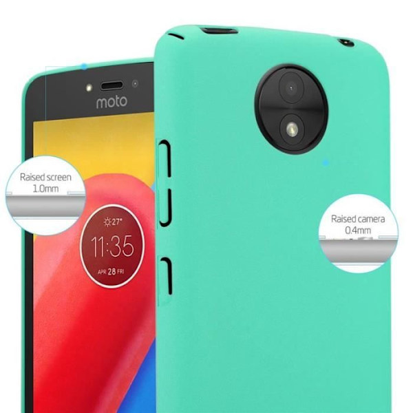Coque - CADORABO - Motorola MOTO C PLUS - Hård skydd - Matt design - Grön färg Grön