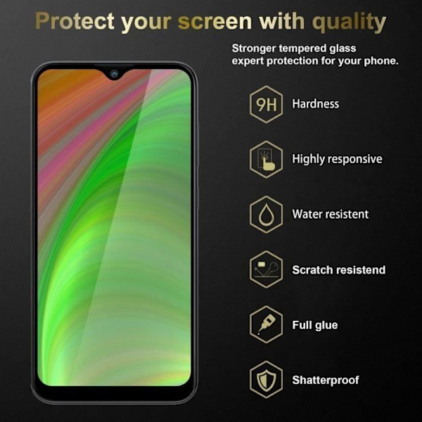 Cadorabo helskärmsskydd för Samsung Galaxy A32 5G skärmskydd i härdat glas Transparent