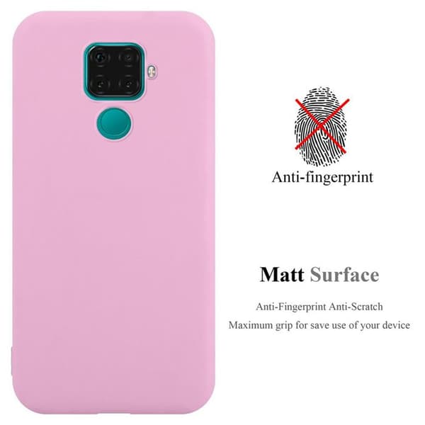 Skyddsfodral för Huawei MATE 30 LITE CANDY ROSE VIF Stötskydd Silikon Ros