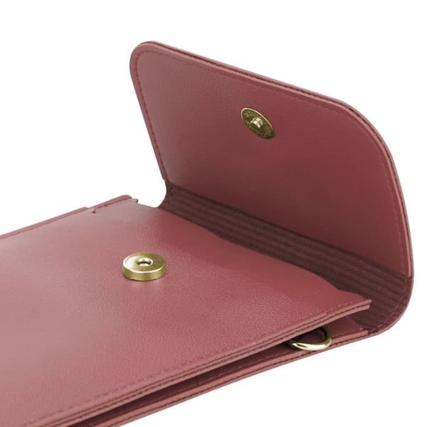 Axelväska för iPhone 8 PLUS i ROSA, fodral Ros