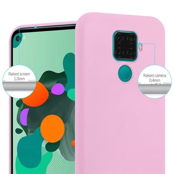 Skyddsfodral för Huawei MATE 30 LITE CANDY ROSE VIF Stötskydd Silikon Ros