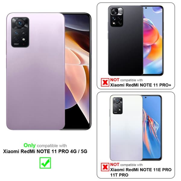 Skyddsfodral för Xiaomi RedMi NOTE 11 PRO 4G / 5G MÖRKBLEU Stötskydd Silikon Blå