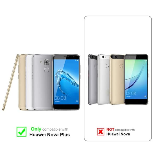 Skyddsskal för Huawei NOVA PLUS CANDY RÖD Stötsäker Silikon Röd
