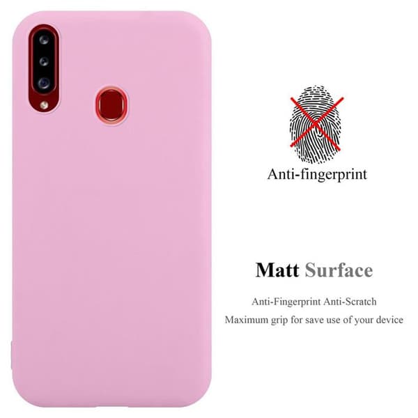 Skyddsfodral för Samsung Galaxy A20s CANDY ROSE VIF Stötsäker Silikon Ros