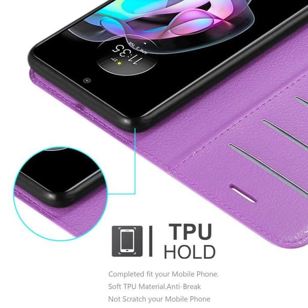 Etui för Motorola EDGE 20 i ORKIDÉ VIOLETT Violett