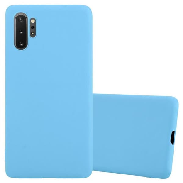 Skyddsfodral för Samsung Galaxy NOTE 10 PLUS CANDY BLÅ Stötabsorberande Silikon Blå