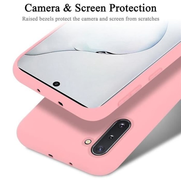 Telefonfodral - CADORABO - Samsung Galaxy NOTE 10 - Silikon TPU - Optimal skydd - Tunn design Rosa