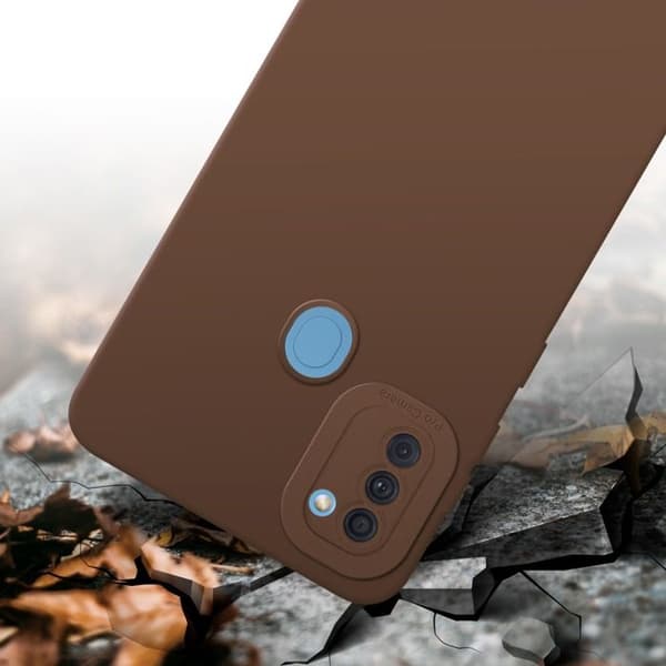 Skyddsfodral för Samsung Galaxy A11 / M11 i FLUID BRUN Stötsäker brun