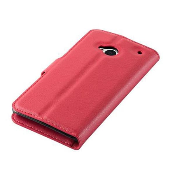 Fodral för HTC ONE M7 i KIRSCHRÖD Röd