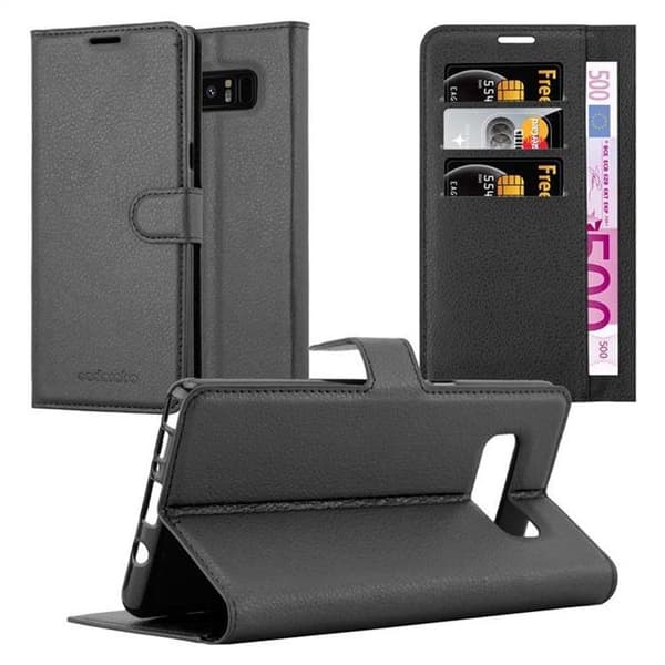 Etui för Samsung Galaxy NOTE 8 i JET BLACK Svart