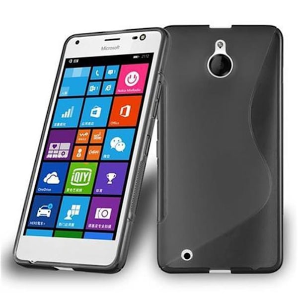 Coque för Nokia Lumia 850 i JETSVART Etui Housse Case Cover Skydd Silikon TPU flexibel S-Linje Svart