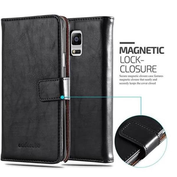 Skyddsfodral för Samsung Galaxy NOTE 4 i JET BLACK Svart