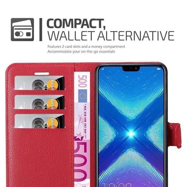 Fodral för Honor 8X i KIRSCHRÖD Röd