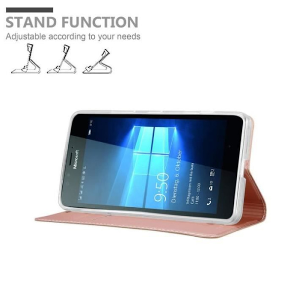 Cadorabo Fodral till Nokia Lumia 950 i CLASSY ROSÉ GULD