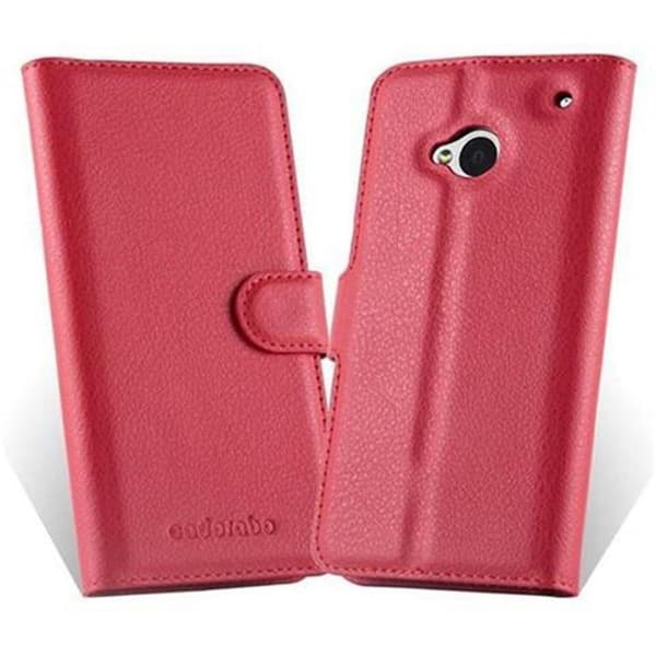 Fodral för HTC ONE M7 i KIRSCHRÖD Röd