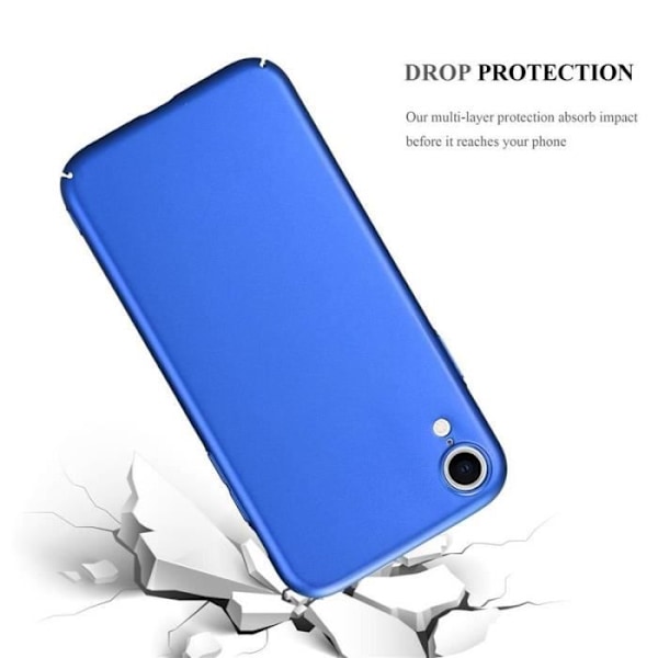 Coque - CADORABO - Apple iPhone XR - Hård Skydd - Matt Metallisk Design - Blå Färg Blå