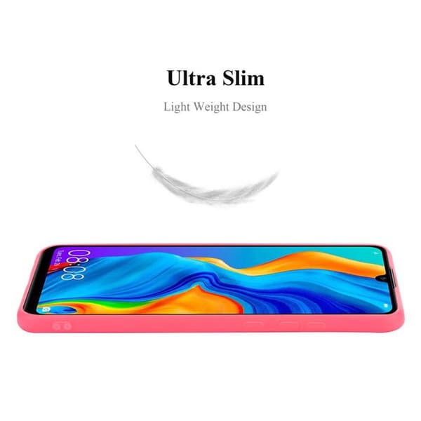 Skyddsfodral för Huawei P30 LITE CANDY RÖD Stötsäker Silikon Röd