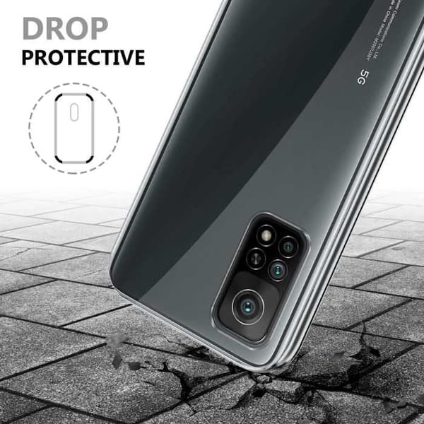 Transparent skydd för Xiaomi Mi 10T / Mi 10T PRO Vit