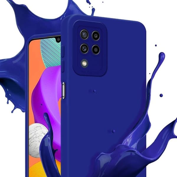 Skyddsfodral för Samsung Galaxy M22 / M32 4G i FLUID BLÅ Stötsäker Blå