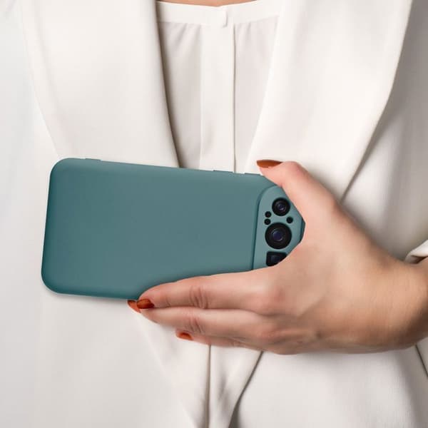 Skal för Google Pixel 9 PRO Stötabsorberande i LIQUID GREEN Grön