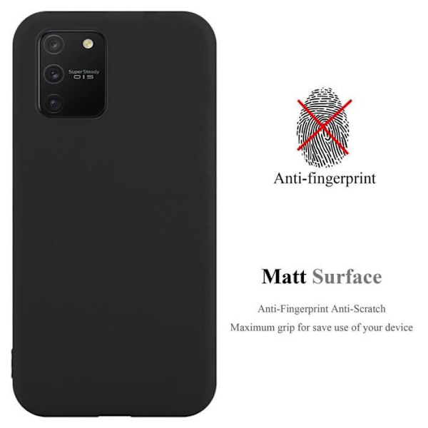 Coque - CADORABO - Samsung Galaxy A91 / S10 LITE / M80s - Silikon TPU - Candy Noir - Stötabsorberande skydd Candy Black
