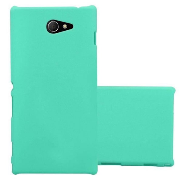 Coque - CADORABO - Sony Xperia M2 / M2 AQUA - Stötskydd - Matt design - Färg Frosty Grön Frostig grön