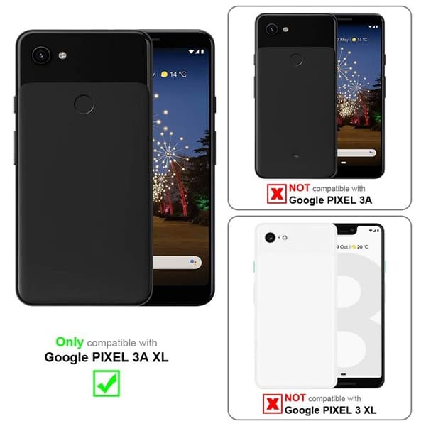 Härdat skärmskydd för Google PIXEL 3A XL Vit