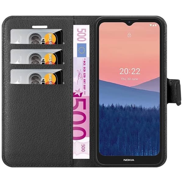 Etui för Nokia C21 i JETSVART Svart