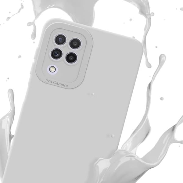 Skyddsfodral för Samsung Galaxy A22 4G i FLUID VIT Stötsäker Vit