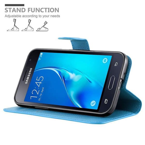 Etui för Samsung Galaxy J1 2015 i PASTELLBLÅ Blå